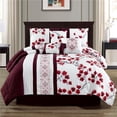 thumbnail image 1 of Elight Home 21177K Camilla Embroidery 7 Piece Comforter Set, King, 1 of 1