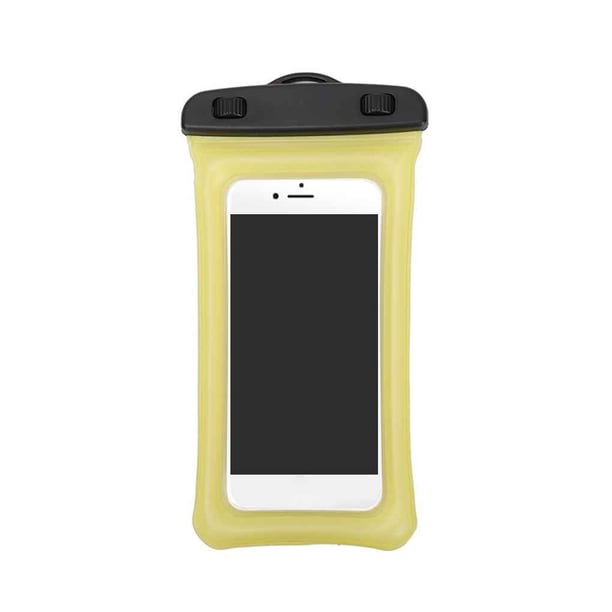 Soidarity Bolsa de almacenamiento para teléfono impermeable bajo el agua, bolsillos colgantes de pesca ligeros, paquete de esquí de remo, funda Deportes acuáticos Amarillo Soidarity HW4171-02