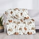 thumbnail image 3 of Fotbe Rabbit And Squirrel Manta de Franela con Estampado, Manta Ultrasuave para Cama, Sofá, Auto, Hipoalergénica y Antibolitas-80"x60", 3 of 6