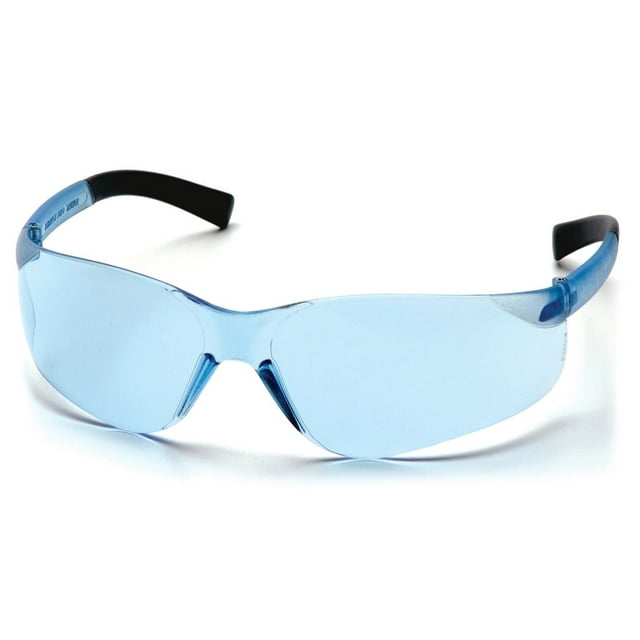 Pyramex Mini Ztek Safety Eyewear, Infinity Blue Lens With Infinity Blue Frame