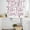 Pink, variant on Pink Grey Kitchen Curtains Sets for Windows 24 Inch Length, Geometric Circle Modern Abstract Simple Art Rod Pocket Window Treatments Tier Curtains and Valances Set for Bedroom/Bathroom