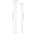 thumbnail image 2 of 3pcs Blind Wands Blind Tilt Rod Replacement Blind Rod Blind Opener Stick With Hook Vertical Blind Part, 2 of 8