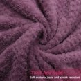 thumbnail image 5 of PiccoCasa Bed Blanket Mesh Soft Plush Fleece Blanket for Full 70"x78", Purple, 5 of 7