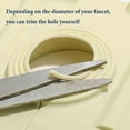 thumbnail image 3 of Tidy Splash Faucet Guard & Draining Mat, 2024 New Tidysplash Faucet Guard & Draining Mat, Tidy Splash Draining Mat, Faucet Mat for Kitchen Sink, Silicone Faucet Guard for Kitchen Bathroom (Grey), 3 of 5