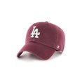 thumbnail image 1 of Gorra 47 Dodgers Clean Up Burdeos Oscuro Ajustable, 1 of 2