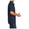 thumbnail image 3 of Yellow Rooster Men's Core Blend Jersey Knit Polo Deep Navy 5XL, 3 of 6