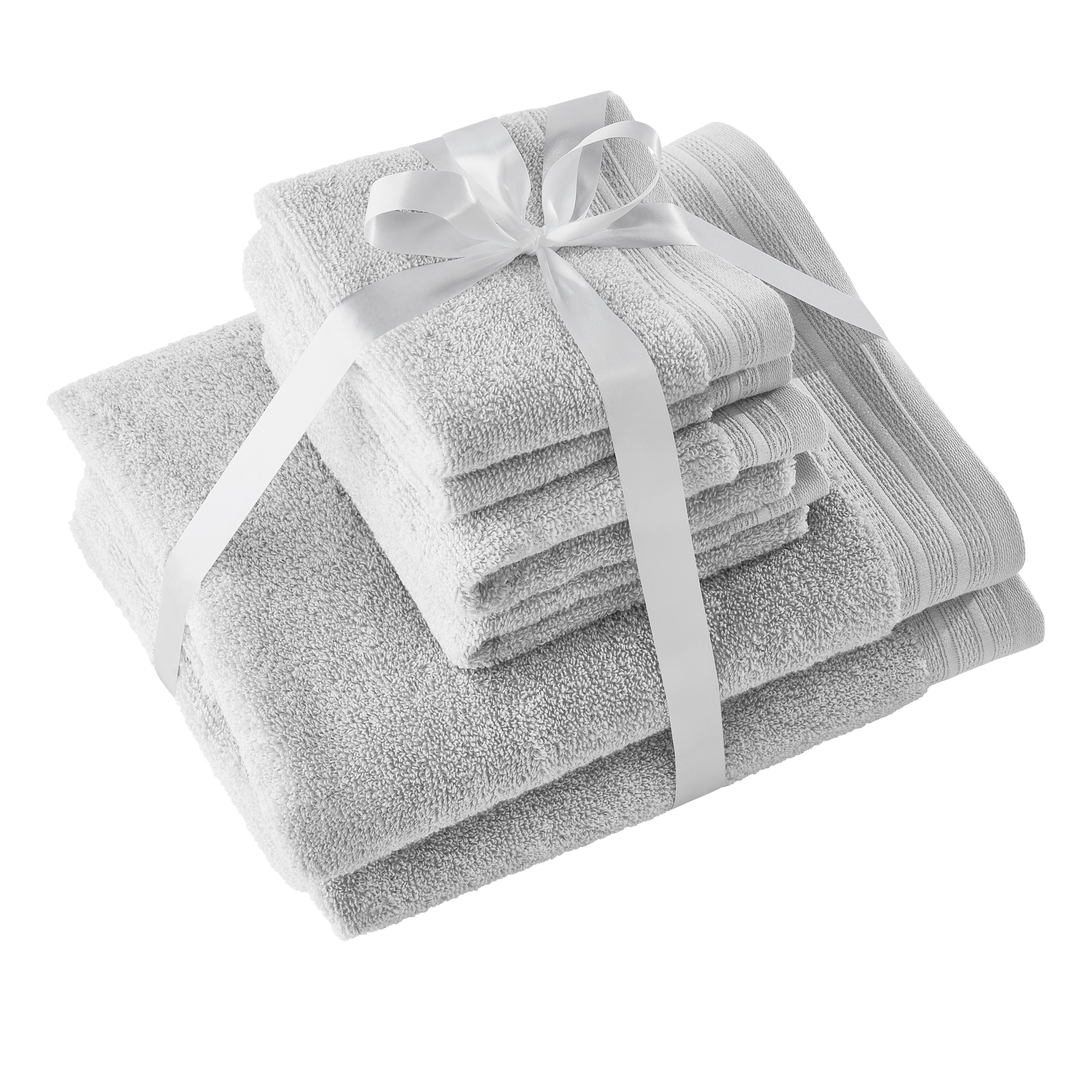 Brand – Pinzon 6 Piece Blended Egyptian Cotton Bath Towel Set -  Driftwood,  price tracker / tracking,  price history charts,   price watches,  price drop alerts