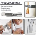 thumbnail image 2 of Catheter Leg Bag Holder Catheter Leg Strap, Catheter Leg Fixation Straps, Leg Bag Straps Drainage Bag Strap, Anti Slip Catheter Holder (5pcs, gray), 2 of 5