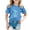 Blue, variant on Girls Clothes Cute Graphic Shirts Kids Short Sleeve T-Shirt Ocean Tee Tops Outfits