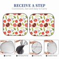 thumbnail image 7 of Uemuo Tomatoes Printed 2 PCS Car Windshield Sun Shade, Auto Sun Heat and UV Rays Blocker, Foldable Automotive Front Window Sunshade Protector, 7 of 7