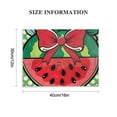 thumbnail image 2 of Chilfamy Watermelon Bow Pop Art Canvas Print Wall Decorations Ready To Hang Room Home Art Decor Made in America 16x12in, 2 of 6