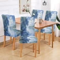 thumbnail image 2 of Yayeee 2 Pack Dining Chair Covers Stretch Parson Chairs Slipcovers Seat Protector, Plants and River, 2 of 6