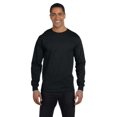 thumbnail image 1 of The Hanes Mens 52 oz ComfortSoft Cotton Long Sleeve T-Shirt - BLACK - M, 1 of 2
