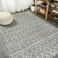 thumbnail image 4 of JONATHAN Y MOROCCAN HYPE 10 x 13 Area Rug, Boho Vintage Diamond - Gray/Ivory, MOH101C-13, 4 of 10