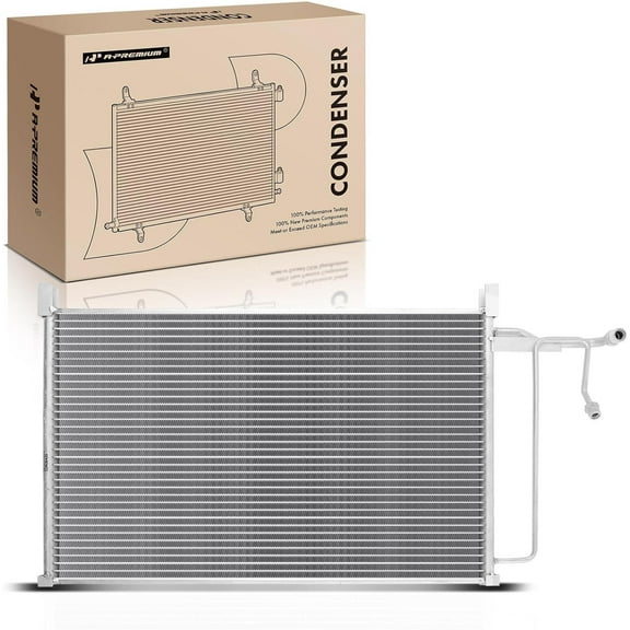 A-Premium Air Conditioning A/C Condenser Compatible with Chevrolet & GMC Models, Blazer, Jimmy, C1500/C2500/C3500, K1500/K2500/K3500, C10/C20/C30, K10/K20/K30, R10/R20/R30, V10/V20/V30 & More