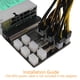 thumbnail image 3 of Kuymtek Minería 1200W PSU Breakout Board 12 puertos ATX 6 Pin para DPS-800GB 1200FB 1200QB A, 3 of 9