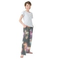 thumbnail image 4 of FORMRS Kids Pajama Pants with Pockets Size 6-8Y Boys Lounge Sleep Bottoms, Neon Llamas Pattern, 4 of 8