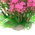 thumbnail image 7 of Unique Bargains 1 Pc Fish Tank Plants Decorations Artificial Aquarium Grass Ball Green Pink 2.56x4.92 Inch, 7 of 7