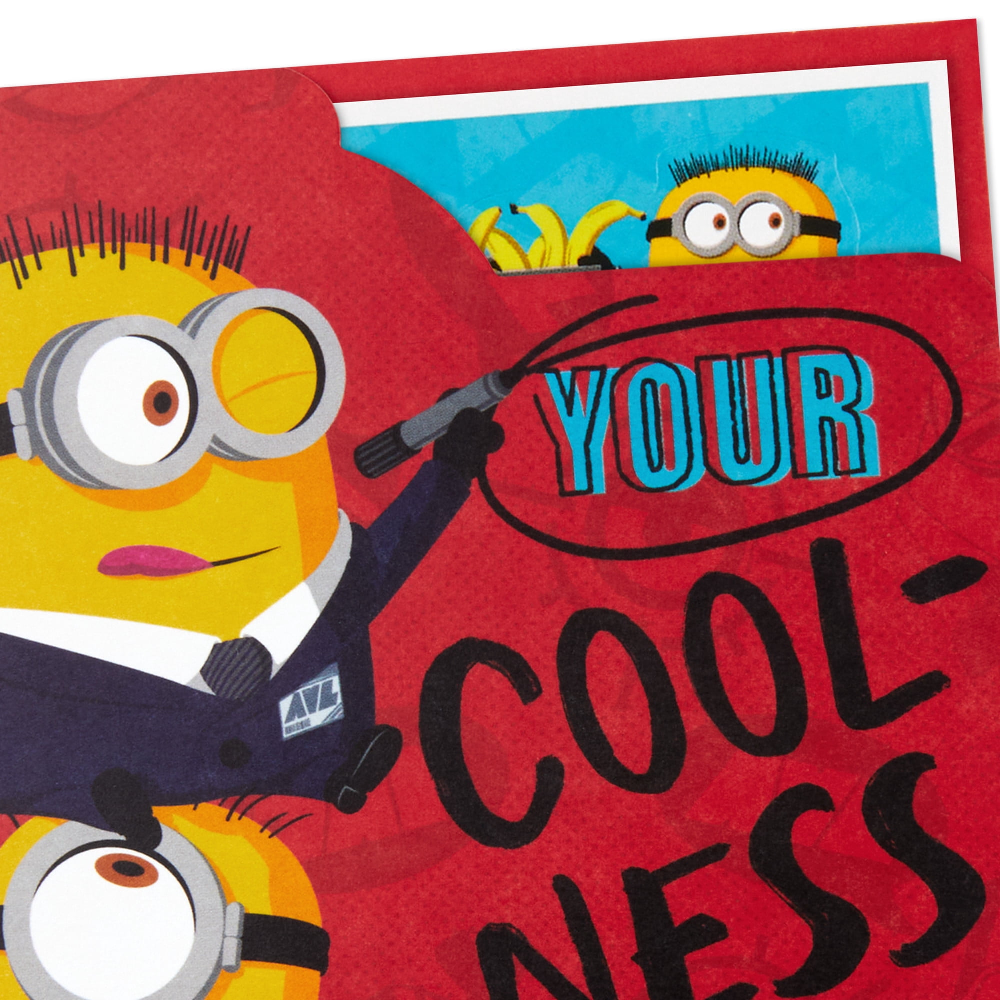 Hallmark Minions Birthday Card for Kids (Your Coolness Is Mind-blowing)