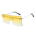 thumbnail image 2 of Only Moment Sunglasses for Women Ac Lightweight Narrow Shades Trendy UV Protection Sun Glasses Yellow One Size, 2 of 3