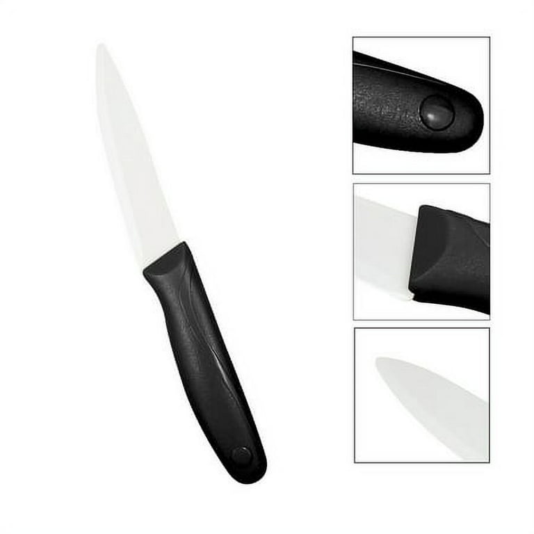 Source 5pcs Kitchen Fruit Paring Knife Black Ceramic Blade Ceramic Knife  Set with 3 4 5 6 Knives Peeler on m.