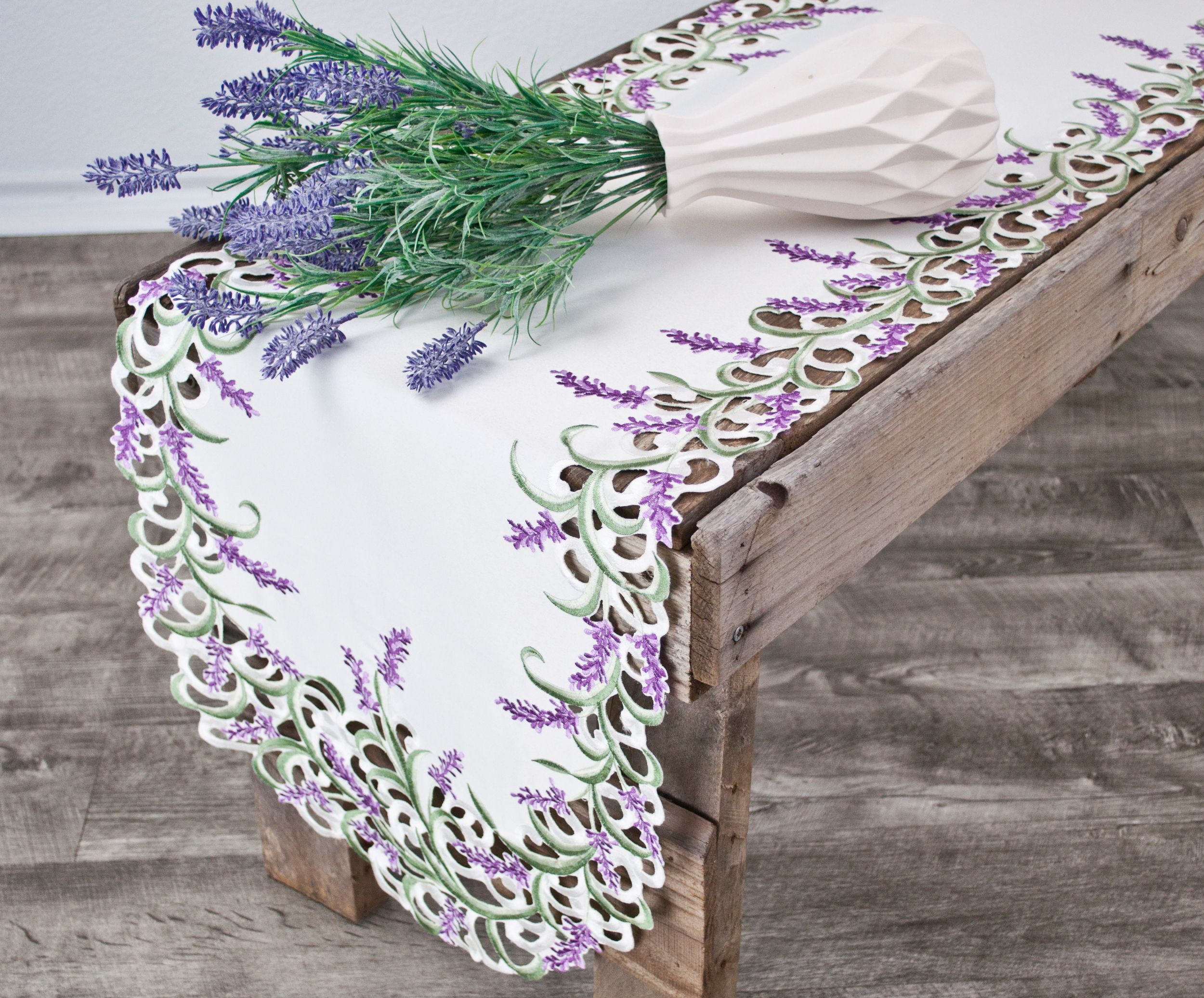 Lavender Lilac Table Runner (14" x 27"/ 14" x 34"/ 14" x 44"/ 14" x 54"/ 14" x 70")