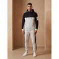 thumbnail image 2 of Men Colorblock Quarter Zip Heavy Pullover Hoodie & Jogger Set, 2 of 8