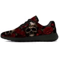 thumbnail image 5 of Uminder Mens Running Shoes Flower Skull Sneakers Black Shoes Size 11.5, 5 of 5