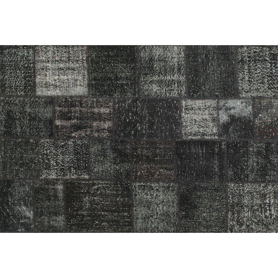 Ahgly Company Indoor Rectangle Traditional Charcoal Black Persian Area Rugs, 2' x 3'