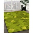 thumbnail image 2 of Ahgly Company Indoor Square Patterned Pistachio Green Area Rugs, 7' Square, 2 of 6