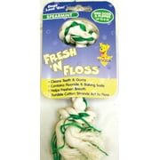 AspenBooda Corporation DBX52300 Fresh and Floss 2-Knot Spearmint Toy for Pets, Small