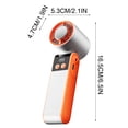 thumbnail image 3 of Portable Handheld Fan,Speed(1-100), Handheld Turbo Fan, Mini Personal Hand Fan, 199 Speeds, Semiconductor Cooling, Foldable, for Travel, 3 of 4