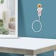 thumbnail image 2 of 2 ganchos adhesivos de pared con forma de astronauta para colgar abrigos., 2 of 8
