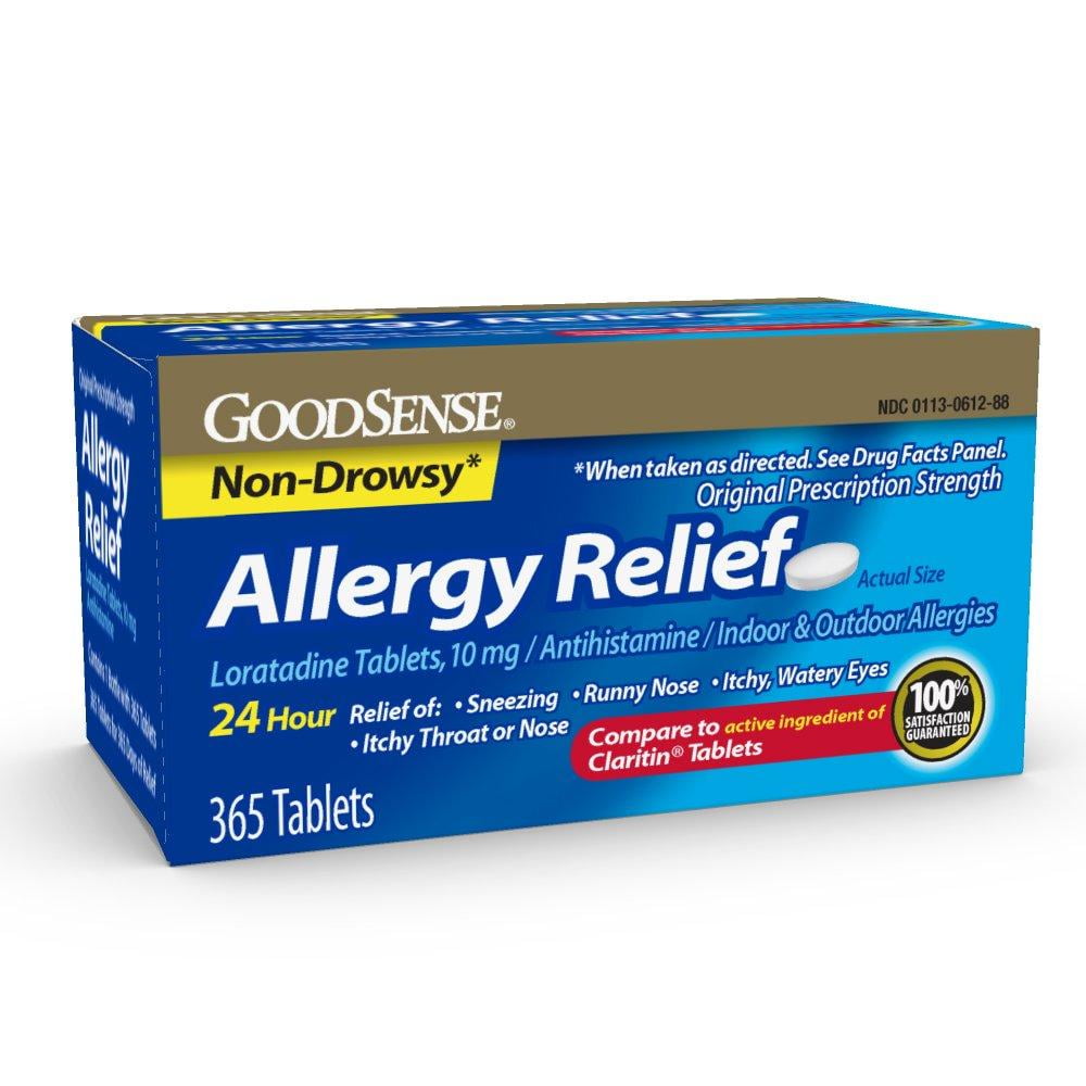 GoodSense Allergy Relief Loratadine Tablets, 10 mg, 365 Count Allergy