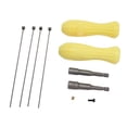 thumbnail image 5 of Kit de limpiador de boquillas para impresora 3D, Mango antideslizante, Metal fuerte, fácil operación, agujas de impresora 3D con herramienta de extracción de boquilla, 5 of 5