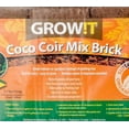 thumbnail image 3 of GROW!T JSCPB - Coco Coir Mix Brick (Pack of 3), Brown - Protects Plants All Year Long, Free from Pathogens and Seeds, Alternative to Potting Soil, Perfect for indoor or outdoor usage, 3 of 4