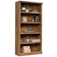 thumbnail image 3 of Pemberly Row 5-Shelf Engineered Wood Tall Bookcase in Sindoori Mango/Brown, 3 of 10