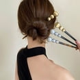thumbnail image 2 of Fournitures d'Impression de Cheveux Léopard Perle Chinoise Épingle à Cheveux Rétro Chignon Coiffure, 2 of 3