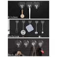 thumbnail image 5 of Bxaolu Adhesive Hooks for Hanging Heavy Duty, Wall Hooks Self Adhesive Towel Coat Hooks Waterproof Transparent Hook for Bathroom Shower Kitchen Keys, 5 Pack, 5 of 8