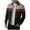 Wine, variant on ZUKMRJPC Mens Casual Jacket Lightweight Patchwork Color Block Textured Track Jacket Fall Zip Up Turndown Collar Jacket with Pocket
