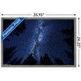 thumbnail image 2 of Milky Way At Night Wall Poster, 14.725" x 22.375" Framed, 2 of 4