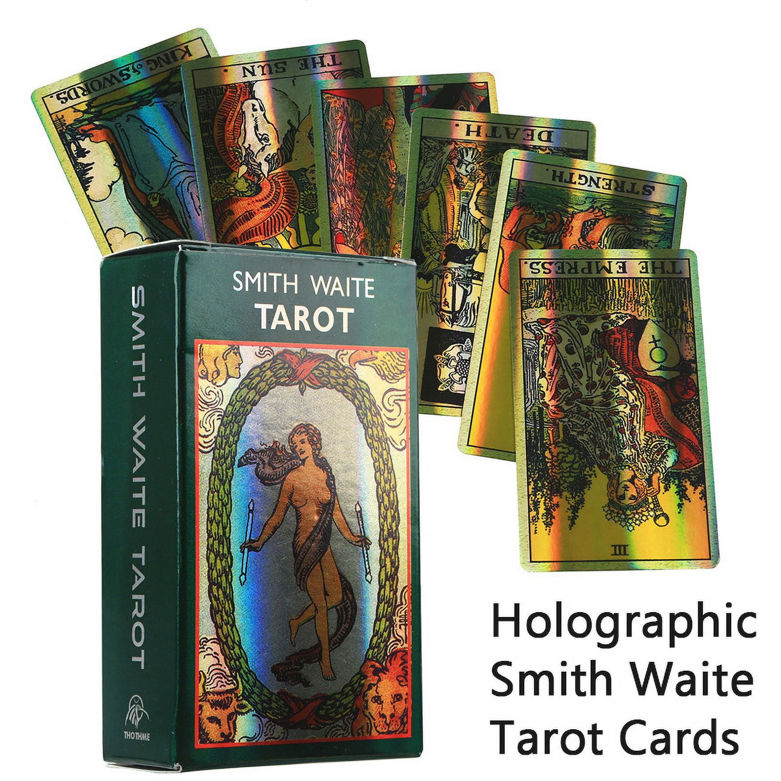 Cartas de Tarot de Brujas holográficas YUBINGJIE láser | Walmart en línea