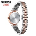 thumbnail image 3 of NIBOSI Women Fashion Watch Diamond Analog Quartz Female Watch for Women Luxury Dress Ladies Stainless Steel Luminous Waterproof Wrist Watches, 3 of 7