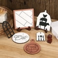 thumbnail image 4 of teapwant Cow Chicken Pig Double Layer Tray Set Farmhouse Kitchen Counter Dining Table Centerpiece, 4 of 9