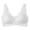 White, variant on Womens Front Closure Mastectomy Bra Wireless Post Bralette for Silicone Women Breast Forms Prosthesis