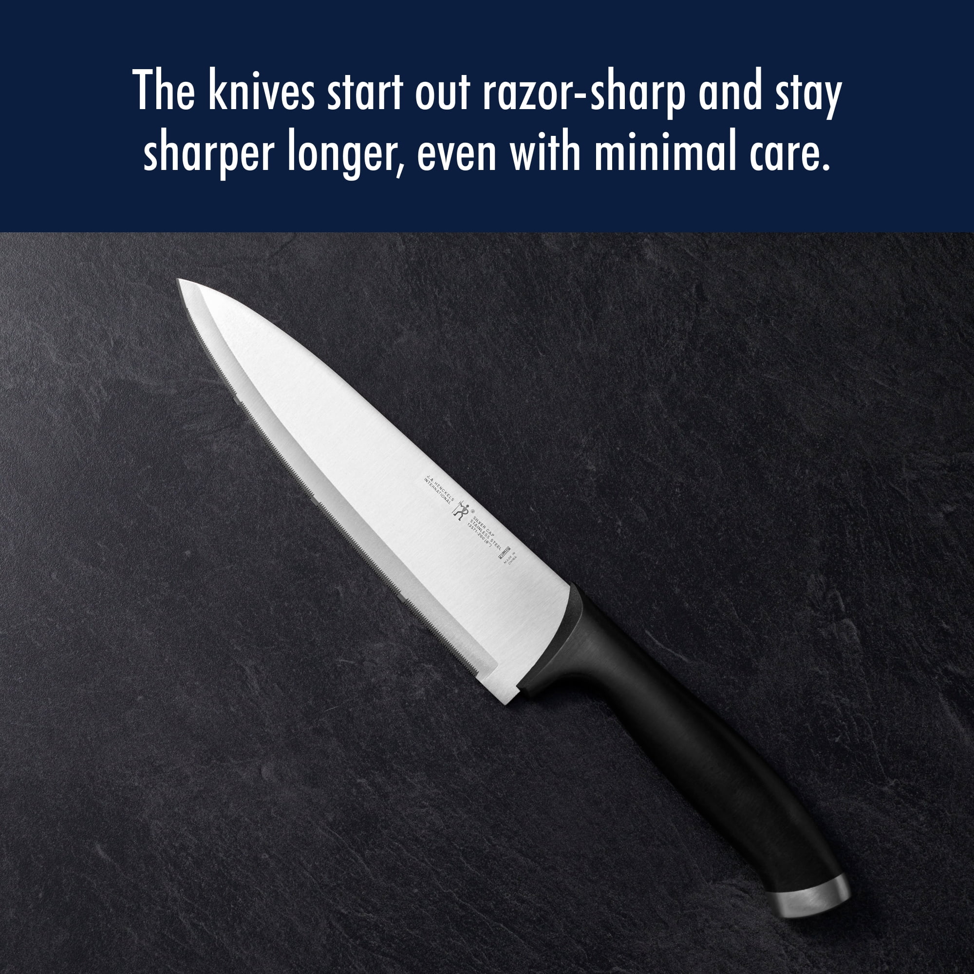 Henckels Definition Chefs Knife - Silver/Black, 8-inch - Kroger