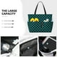 thumbnail image 3 of Fotbe Black And Teal Checkerboard Bolsa de Viaje para Playa - Resistente al Agua, Bolsa Tote de Gran Capacidad y Ligera con 7 Bolsillos para Mujeres y Hombres, 3 of 7