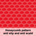 thumbnail image 3 of Reposacucharas con almohadillas calientes, salvamanteles multiusos para platos calientes, silicona de grado alimenticio resistente al calor, juego de 4, 3 of 5