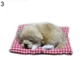 thumbnail image 3 of Sioweci Cute Simulation Sleeping Puppy Dog Doll Toy with Sound Kid Toy Decoration Gift, 3 of 6