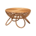 thumbnail image 2 of bali & pari Abel Natural Rattan Coffee Table with Splayed Legs, 2 of 3